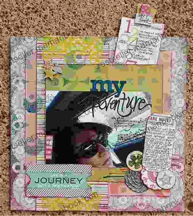 A Scrapbook Layout Using A New Technique Learned On Pinterest. Pinterest For Scrapbookers ARX Reads