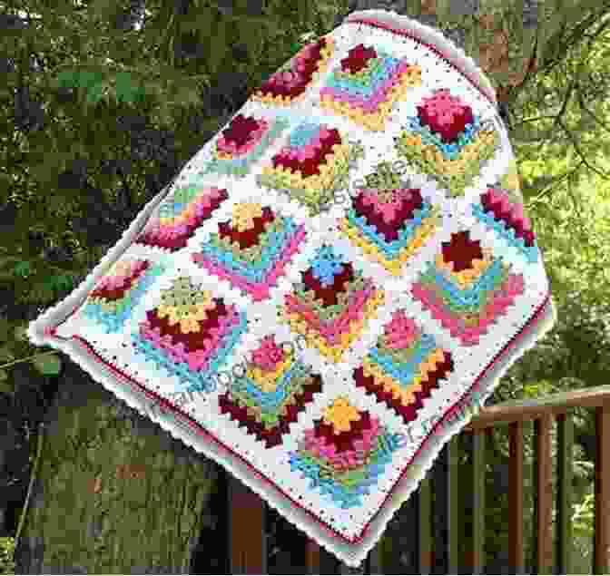 Flower Field Granny Square Blanket With Vibrant Colored Granny Squares 25 Crochet Baby Blanket Patterns Daisy Farm Crafts