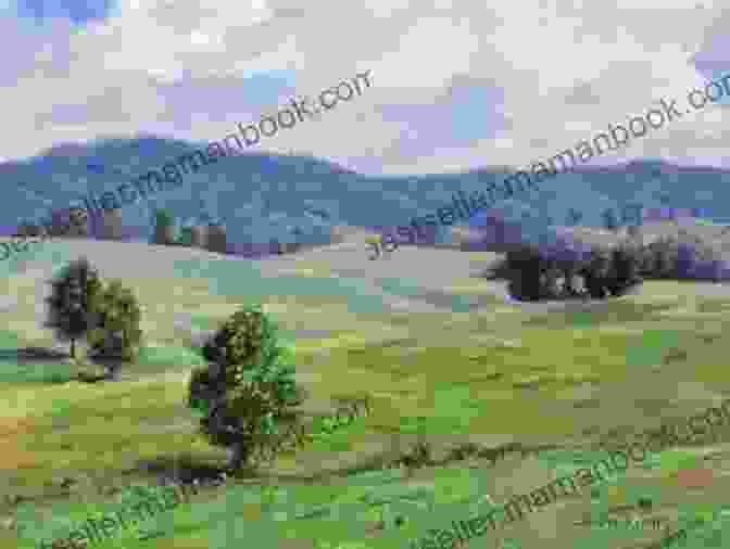 Landscape Painting Depicting Rolling Hills, Vibrant Greenery, And A Luminous Sky, Reflecting The Romantic Appreciation For The Beauty And Grandeur Of Nature. Selected Poems: Poem S By John Keats