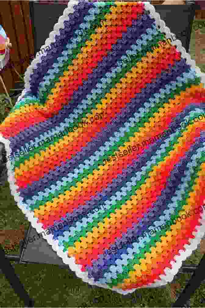 Rainbow Stripe Baby Blanket With Cheerful Colored Stripes 25 Crochet Baby Blanket Patterns Daisy Farm Crafts